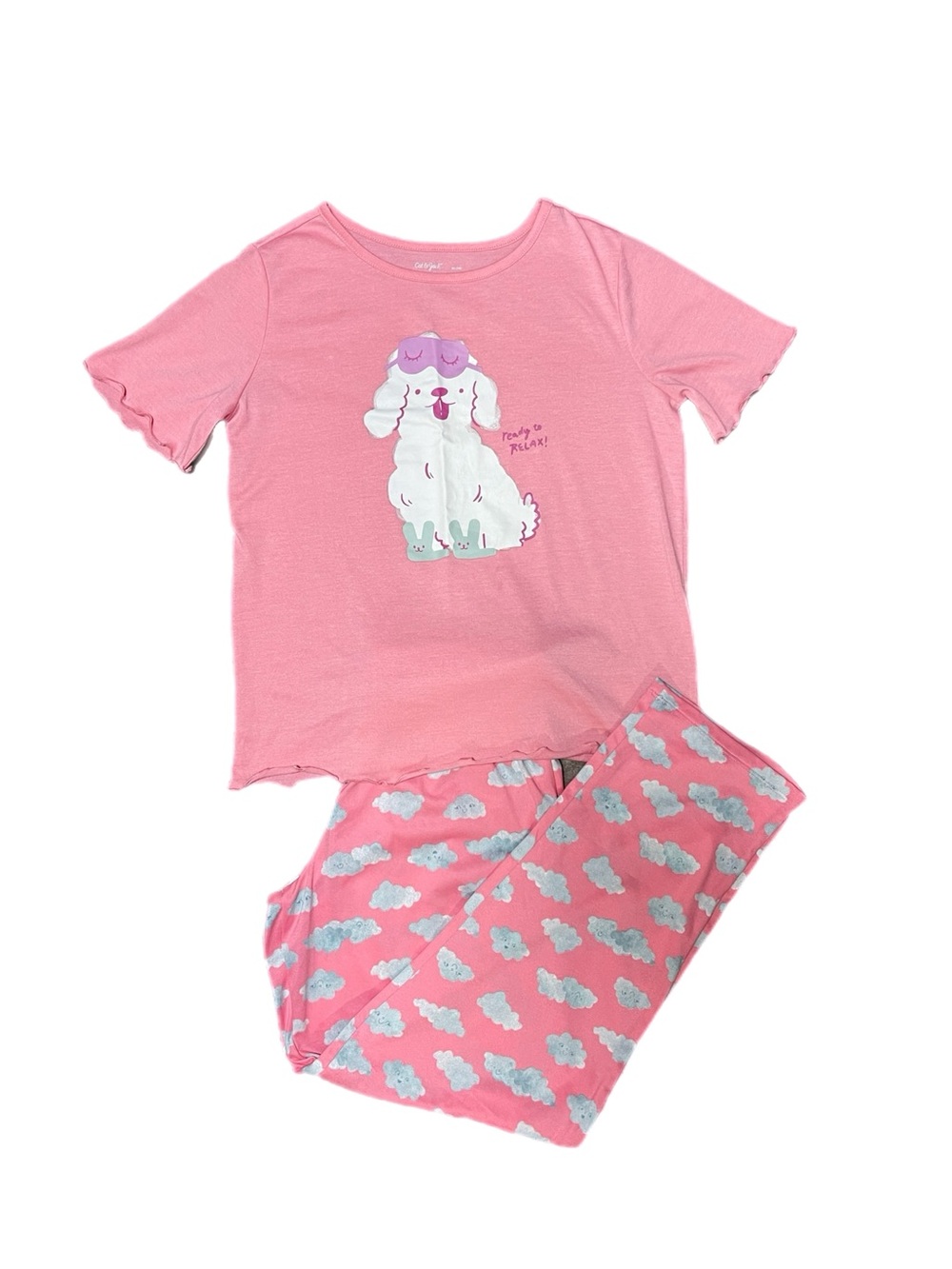 LIKE NEW! Cat & Jack Girls Pajamas Set